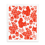 amazing swedish dishcloth orange squirrel