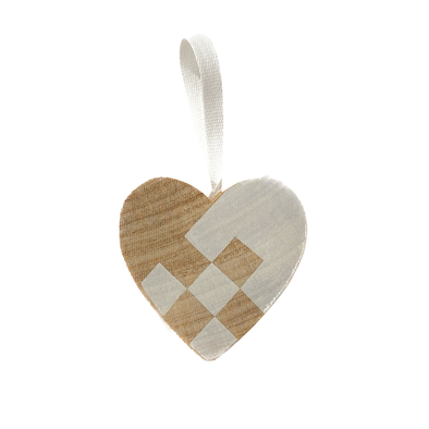 Wooden Heart Ornament