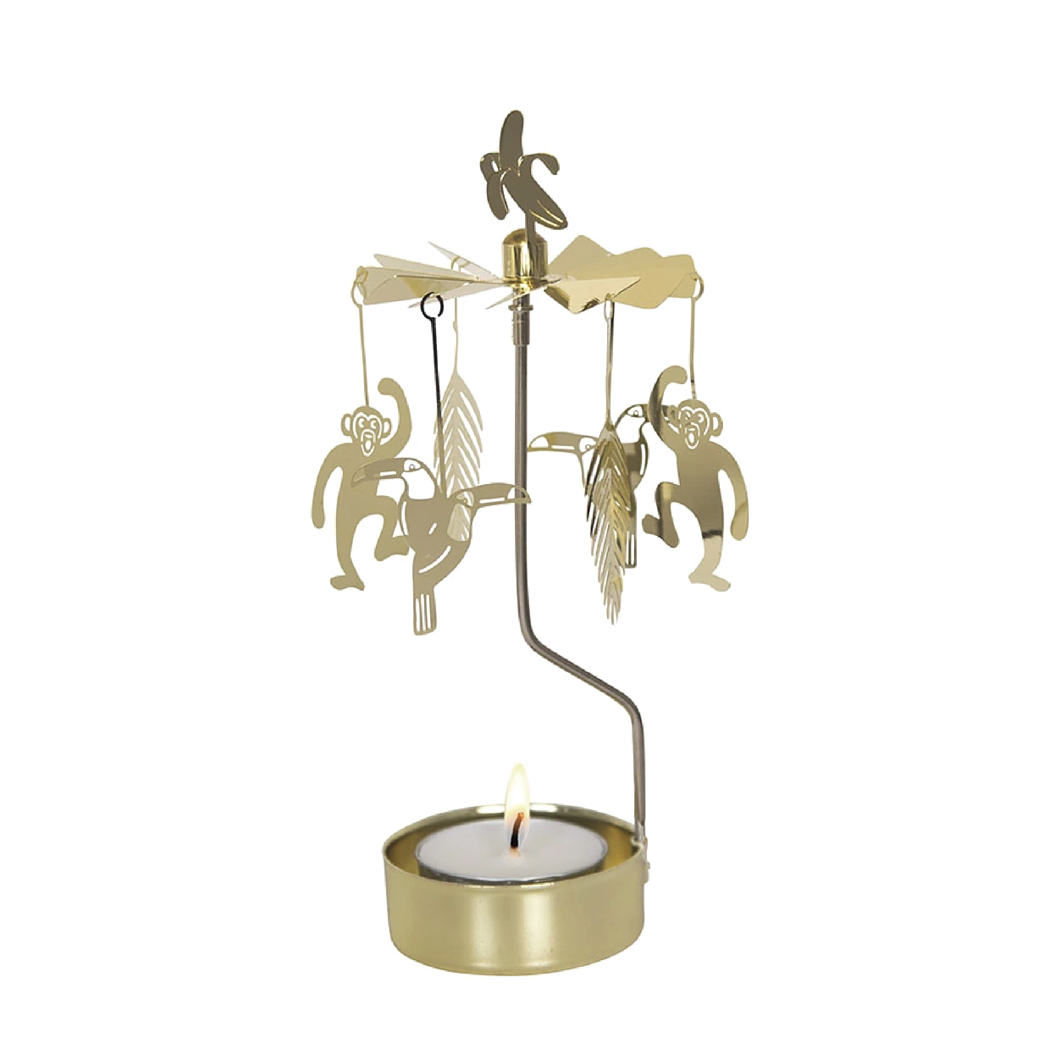 rotating candle holder jungle made in sweden
