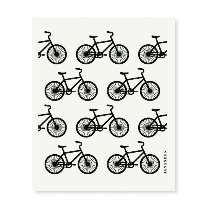 amazing swedish dishcloth black bikes by jangneus