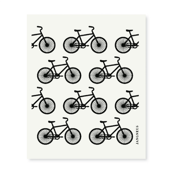Bikes - Black - The Amazing Swedish Dish Cloth