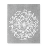 amazing swedish dishcloth dandelion on grey background