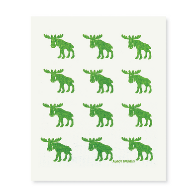 12 Green Moose - The Amazing Swedish Dish Cloth