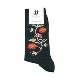 Bloom Grey - Bengt and Lotta - Swedish Socks