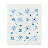 amazing swedish dishcloth blue snowflakes by anneko