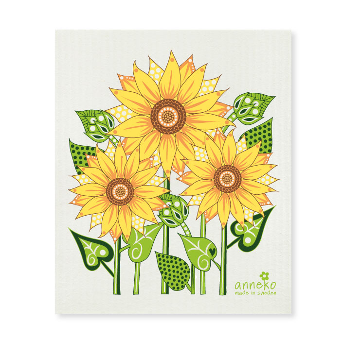 amazing swedish dishcloth sunflowers by anneko