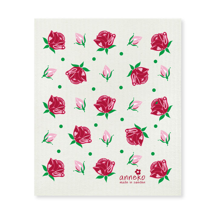 amazing swedish dishcloth roses by anneko