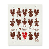 Merry Christmas God Jul - Gingerbread - The Amazing Swedish Dish Cloth