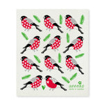 amazing swedish dishcloth robins w/ hearts