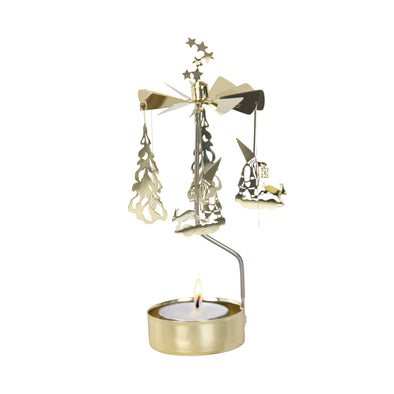 Winterland - Rotating Carousel Candle Holder
