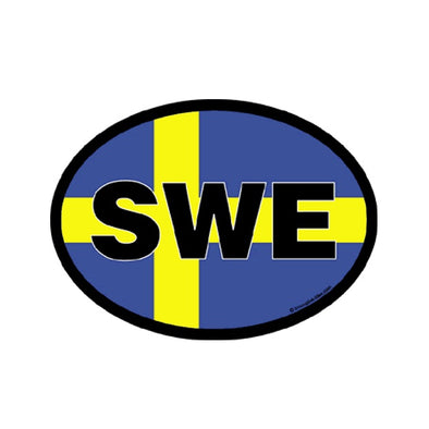 Swe Sweden Vinyl Car Decal