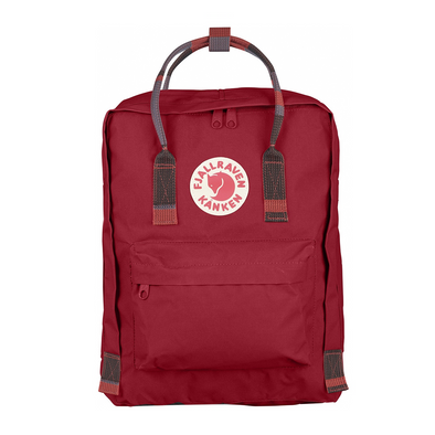 Deep Red Random Blocked - Classic Kanken Backpack