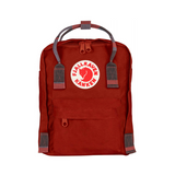 Deep Red - Random Blocked - Mini Kanken Backpack