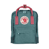 Frost Green with Peach Pink straps - Mini Kanken Backpack