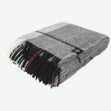 Grey/Black/Pink - Icelandic Wool Blanket