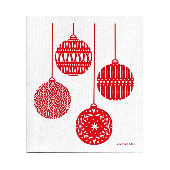 Ornaments - Red - The Amazing Swedish Dish Cloth