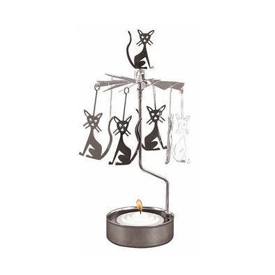Cats - Rotating Carousel Candle Holder