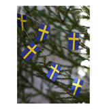 Swedish Flag Garland String Decoration - 13 feet