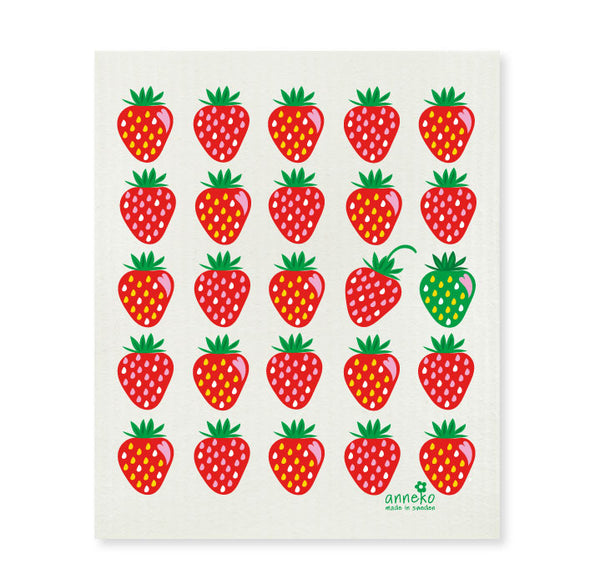 Strawberries - The Amazing Swedish Dish Cloth