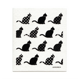 Amazing Swedish Dishcloth - Black Cats