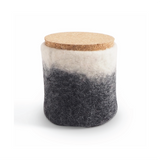 Felt Jar - Dark Grey