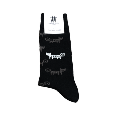 Cat - Bengt and Lotta - Swedish Socks