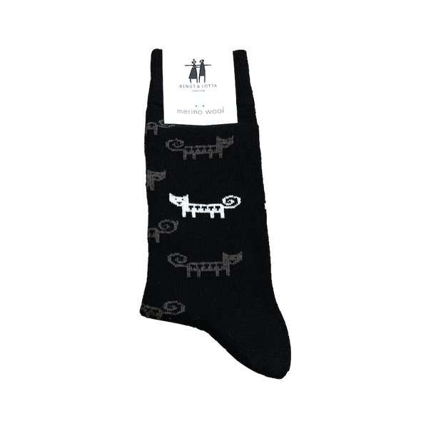 Cat - Bengt and Lotta - Swedish Socks