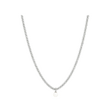 Tinsel Necklace Pearl Steel