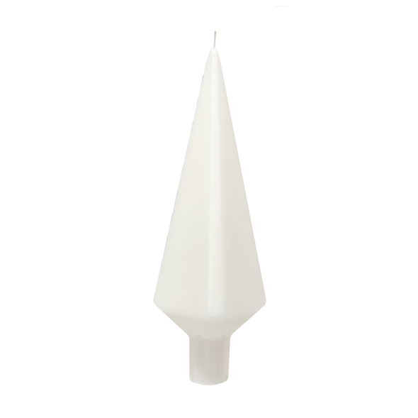 Pyramid Candle - White