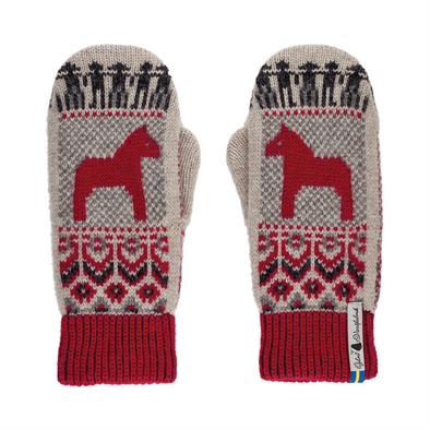 Dalarna  Mittens with Suede Palms