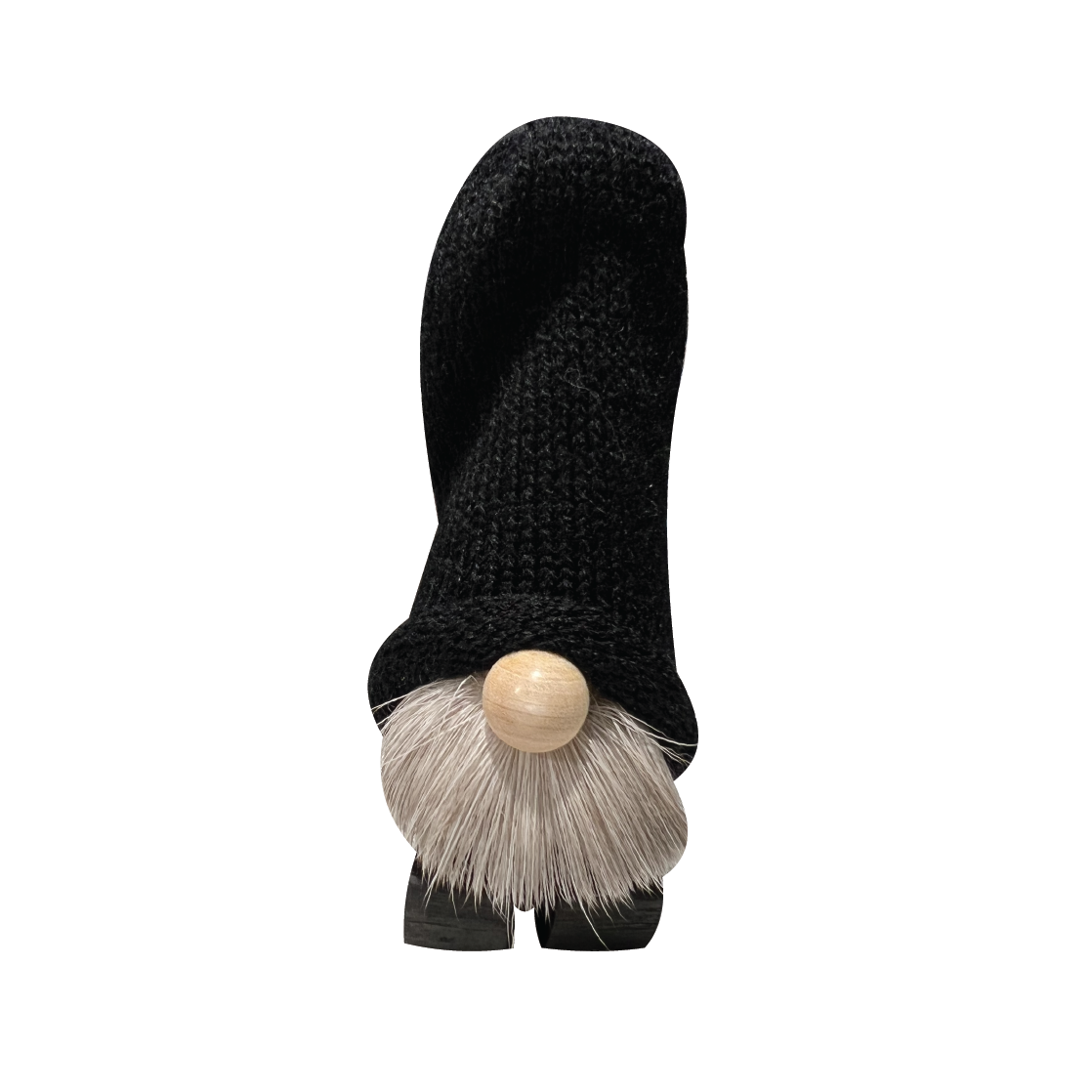 Tomte with Reindeer Beard, Knit Hat & Clogs