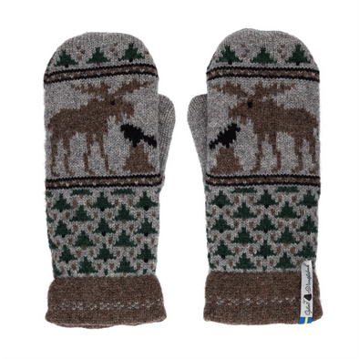 Skogen Mittens with Suede Palms