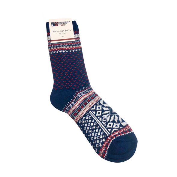 Blue - Norwegian Socks Small
