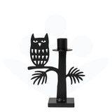 Owl Ironwork Candle Holder