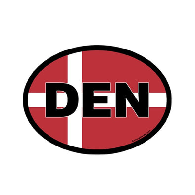 DEN Denmark Vinyl Car Decal