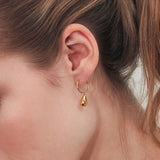 Drop Mini Earrings Gold