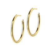 Hoops Earrings Gold Medium