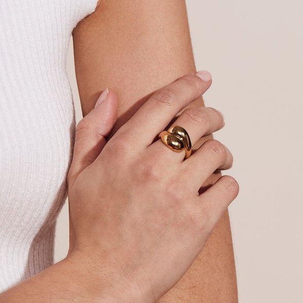 Paisley Ring Maxi Gold