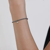 Tinsel Bracelet Pearl Steel