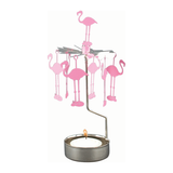 Flamingos - Rotating Carousel Candle Holder