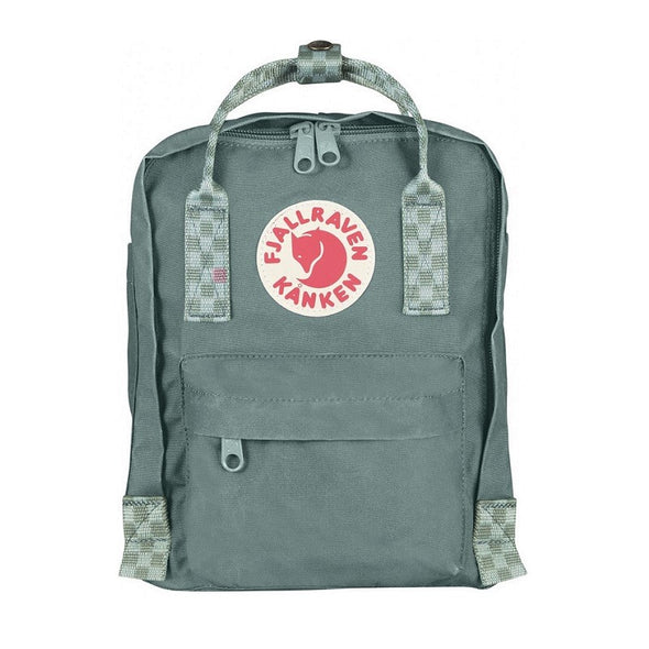 Frost Green Chess Pattern - Mini Kanken Backpack