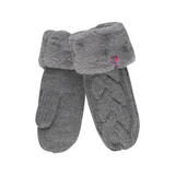 Knitted Mittens - Grey