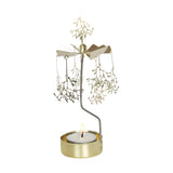 Mistletoe Gold - Rotating Carousel Candle Holder