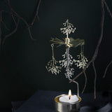 Mistletoe Gold - Rotating Carousel Candle Holder