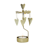 Golden Heart - Rotating Carousel Candle Holder