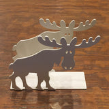 Moose - White Iron Napkin Holder