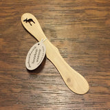 Moose Cut Out Wooden Butter and Jelly Knife