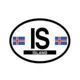 Island (Iceland) Vinyl Car Decal
