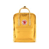 Ochre and Chess Pattern- Classic Kanken Backpack