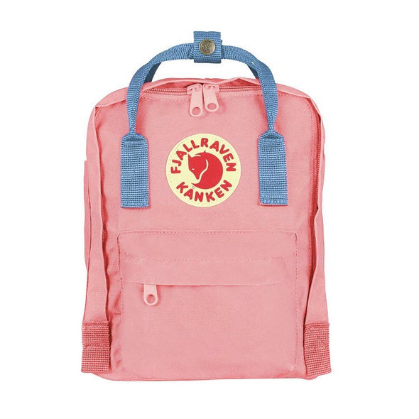 Pink with Air Blue straps -  Mini Kanken Backpack